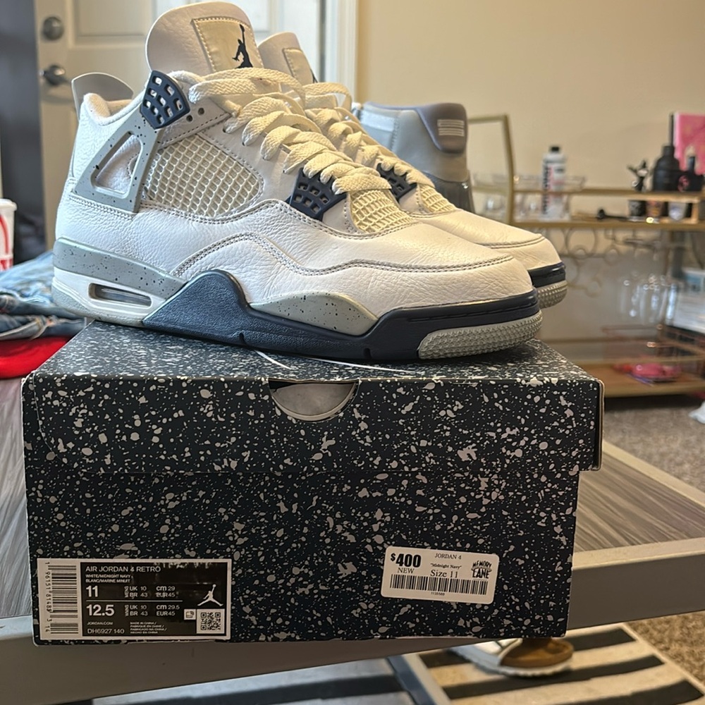 Air Jordan retro 4 midnight navy
